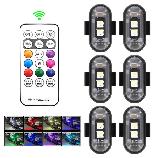 Wireless Remote Control Car LED Lights